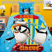Продаем детское постельное белье  Мадагаскар - пано Пингвины ТМ Непосе